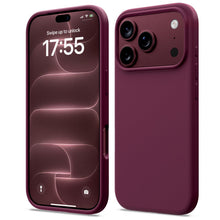 Carica l'immagine nel visualizzatore di Gallery, ACRONIX Cover Silicone per iPhone 18 Pro/17 Pro Sottile,Borgogna