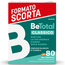 Carica l'immagine nel visualizzatore di Gallery, Be-Total Compresse Integratore Vitamine B Energia Adulti 80 Mini Compresse