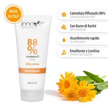 Carica l'immagine nel visualizzatore di Gallery, Crema alla Calendula 88% - 100ml - Indicata per Ustioni, Scottature, Irritazioni, Prurito e per Dermatiti - Perfetta per