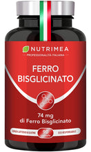 Carica l'immagine nel visualizzatore di Gallery, Ferro Bisglicinato 14 mg con Vitamina C 80 mg | 90 Capsule | Nutrimea