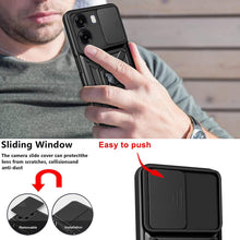 Carica l'immagine nel visualizzatore di Gallery, KUSINHOKA Cover per Oppo A6 5G/4G/A6x 5G/4G con 2 Pezzi Vetro Temperato, [Protezione Fotocamera Slide] Anti-Graffio Cust