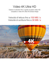 Carica l'immagine nel visualizzatore di Gallery, Netac 64G Scheda Micro SD, Scheda di Memoria 3 Pack, A1, U3, C10, V30, 4K, 667X, UHS-I, Velocità Fino a 100/30 MB/Sec(R/