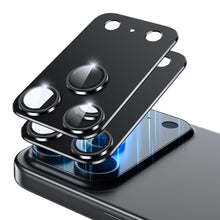 Carica l'immagine nel visualizzatore di Gallery, Fitudoos [2 Pezzi Vetro Temperato Pellicola Protettiva Fotocamera Compatibile con iPhone 17 Pro, Lega di alluminio Prote