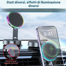 Carica l'immagine nel visualizzatore di Gallery, Supporto per Cellulare Auto da 15W con Funzione di Ricarica