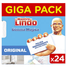 Carica l'immagine nel visualizzatore di Gallery, Mastro Lindo Gomma Magica, Rimuove Macchie e Segni Difficili, 24 Pezzi