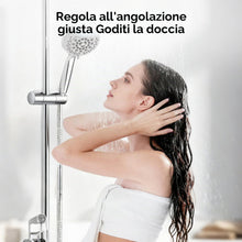 Carica l'immagine nel visualizzatore di Gallery, URAQT Universale Supporto Soffione Doccia, Supporto Doccia Regolabile a 360°, Rimovibile Supportos per Doccias Adatto pe