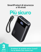 Carica l'immagine nel visualizzatore di Gallery, INIU Piccolo 20000mAh Power Bank 22,5W Ricarica Rapida Caricatore Portatile