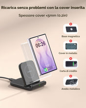 Carica l'immagine nel visualizzatore di Gallery, Caricatore Wireless per Samsung Galaxy Z Fold 8 e serie Moto Razr