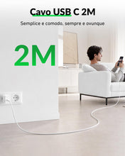 Carica l'immagine nel visualizzatore di Gallery, 20W Caricatore Caricabatterie USB C + 2M Cavo per iPhone 18 Pro Max 17 16