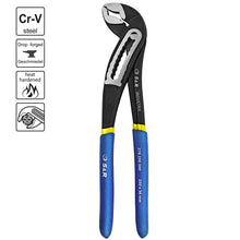 Carica l'immagine nel visualizzatore di Gallery, S&amp;R Chiave a Pappagallo Professionale. Pinza a Pappagallo Regolabile 250 x 36 mm. Per Tubi Viti Esagonali e Quadrate. Bl