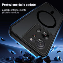 Carica l'immagine nel visualizzatore di Gallery, XTCASE Cover Magnetica per Xiaomi 13T / 13T Pro Traslucida Opaca, Nero