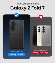 Carica l'immagine nel visualizzatore di Gallery, Cover per Samsung Galaxy Z Fold 7 con Supporto, 2025, Nero