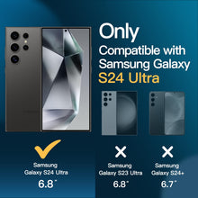 Carica l'immagine nel visualizzatore di Gallery, JETech Cover Opaca 5 in 1 per Samsung Galaxy S24 Ultra, Nero