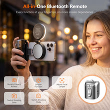 Carica l'immagine nel visualizzatore di Gallery, AMAZEAR Treppiede smartphone (4 in 1), Selfie stick magnetico multifunzionale per iPhone, Impugnatura portatile per smar