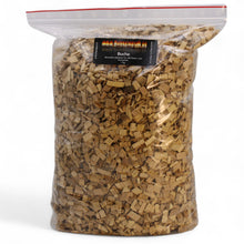 Carica l'immagine nel visualizzatore di Gallery, Trucioli di faggio da 1000 g – chip per barbecue per pesce, carne e affumicatori, BBQ Woodchips grana (4 – 10 mm) legno 