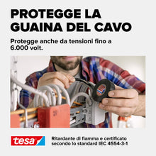 Carica l'immagine nel visualizzatore di Gallery, Tesa Nastro Isolante, 10M X 15Mm, Bianco