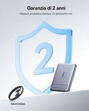 Carica l'immagine nel visualizzatore di Gallery, Baseus Mini Magsafe Powebank 5000mAh 20W con Supporto Pieghevole, Qi2-Certificato Magnetico Power Bank Magnetic Ricarica