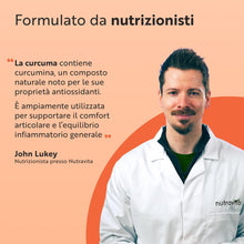 Carica l'immagine nel visualizzatore di Gallery, Nutravita Curcuma Bio, Piperina e Zenzero 1440 mg - 180 Curcumina Capsule