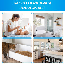 Carica l'immagine nel visualizzatore di Gallery, 16 Ricariche Mangiapannolini 4,5 Metri Profumate Anti-Odore