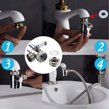 Carica l'immagine nel visualizzatore di Gallery, Kit Doccetta per Bidet Portatile -ABS Spruzzatore per WC con doppia modalità, Doccia con Deviatore 2 Vie, Tubo Flessibil