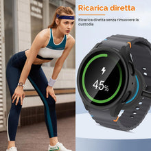 Carica l'immagine nel visualizzatore di Gallery, 4+4Pezzi Cover 40mm per Samsung Galaxy Watch 7 Pellicola Protettiva, AntiGraffio PC Custodia + HD Vetro Temperato Protez