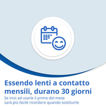 Carica l'immagine nel visualizzatore di Gallery, Air Optix Plus HydraGlyde Lenti a Contatto Mensili, 3 Lenti, BC 8.6 mm, DIA 14.2 mm, -2 Diopt