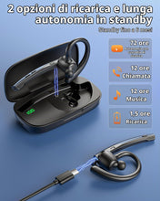 Carica l'immagine nel visualizzatore di Gallery, New Bee Auricolare Bluetooth Singolo V5.1 con 72 Ore di Conversazione