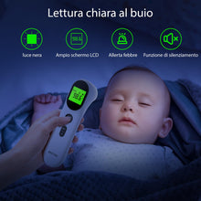 Carica l'immagine nel visualizzatore di Gallery, Termometro Febbre Infrarossi Senza Contatto per Bambini e Adulti Bambini,Termometro Neonato Frontale Digitale con Lettur