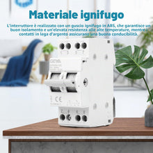 Carica l'immagine nel visualizzatore di Gallery, Commutatore 2P 63A Interruttore separatore di carico Dual Power Manual