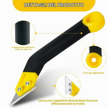 Carica l'immagine nel visualizzatore di Gallery, Flintronic Set 9pz Raschietto per Piastrelle, con 7 Lame di Ricambio