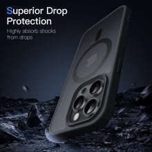 Carica l'immagine nel visualizzatore di Gallery, JETech Cover Magnetica Opaca per iPhone 14 Pro, Nero