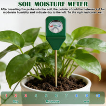 Carica l'immagine nel visualizzatore di Gallery, GAOUTO Set di 4 umidificatori per piante, igrometro 3 in 1, per piante con PH/temperatura/luce, adatto per giardinaggio,
