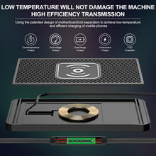 Carica l'immagine nel visualizzatore di Gallery, TICFOX Tappetino Di Ricarica Per Auto, Caricatore Wireless Auto Pad, Caricabatterie wireless per auto da 15W per telefon