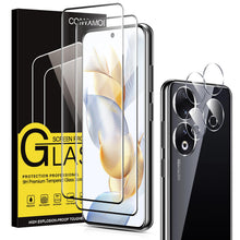 Carica l'immagine nel visualizzatore di Gallery, Coiwxmoi Vetro Temperato per Honor 90, 2 Pezzi Pellicola Protettiva Anti Graffio con 3 Pezzi Pellicola Fotocamera, 9H An