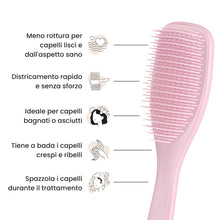 Carica l'immagine nel visualizzatore di Gallery, Tangle Teezer Ultimate Detangler - Districa i capelli bagnati e asciutti - Anti-rottura e scioglinodi. Design con setole