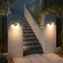 Carica l'immagine nel visualizzatore di Gallery, Lampada da Esterno a Led Moderne, Applique da Parete Esterno 24W 2650LM, Sensore di Movimento IP65, Lampada da Esterni a