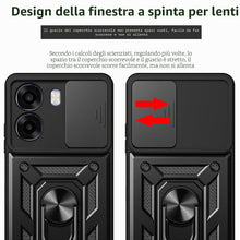 Carica l'immagine nel visualizzatore di Gallery, KUSINHOKA Cover per Oppo A6 5G/4G/A6x 5G/4G con 2 Pezzi Vetro Temperato, [Protezione Fotocamera Slide] Anti-Graffio Cust