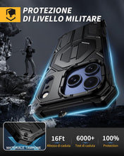 Carica l'immagine nel visualizzatore di Gallery, Lanhiem Cover per iPhone 18 Pro Max/17 Pro Max, 16FT Antiurto, Magnetica
