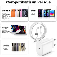 Carica l'immagine nel visualizzatore di Gallery, Caricatore USB C,USB-C a C da 2M,Caricabatterie Rapido Batterie di Per Apple iPhone 17/16/15/Plus/Air/Pro/Max,Per Galaxy