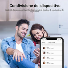 Carica l'immagine nel visualizzatore di Gallery, Termometro igrometro WiFi Intelligente, sensore di Temperatura e umidità Bluetooth per Interni ed Esterni, Alexa/Google 