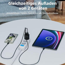 Carica l'immagine nel visualizzatore di Gallery, 25W Caricatore USB C Caricabatterie per Samsung Galaxy S25 S24 S23 S22 S21S20 Ultra S10/Note20/A56 A55 A54 A36 A35 A34 A