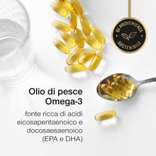 Carica l'immagine nel visualizzatore di Gallery, Omega 3 Olio di Pesce - 3000 Milligrammi - Tripla Potenza - Alto Dosaggio