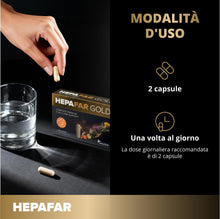 Carica l'immagine nel visualizzatore di Gallery, Sensilab Hepafar Gold Premium, 30 capsule