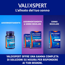 Carica l'immagine nel visualizzatore di Gallery, Valdispert Sonno Completo, 30 Compresse, Integratore Sonno con Melatonina