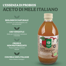 Carica l'immagine nel visualizzatore di Gallery, Probios Aceto Di Mele Biologico Con Madre - Crudo e Non Filtrato - Fermentato Naturalmente Da Mele Biologiche, Ideale Pe
