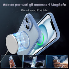 Carica l'immagine nel visualizzatore di Gallery, TOCOL Cover Magnetica per iPhone 15 6,1 Pollic, Compatibile con MagSafe, Protezione Fotocamera Integrata, Custodia Antiu