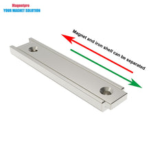 Carica l'immagine nel visualizzatore di Gallery, Magnetpro 8 pezzi Magneti Rettangolari 30 kg Forza 60 x 13,5 x 5 mm
