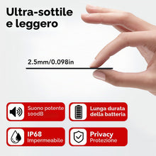 Carica l'immagine nel visualizzatore di Gallery, 2026 (solo Android) Smart Bluetooth Wallet Tracker Card 2 Pezzo Thin 2.5 mm