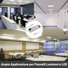 Carica l'immagine nel visualizzatore di Gallery, 40W Trasformatore LED Driver per Luci da Incasso 120x30 60x60 Lampada del Pannello LED 200-240Vac 27-40Vdc 1000mA Corren