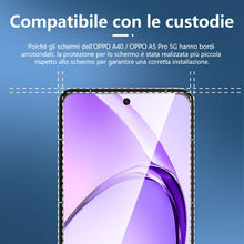 Carica l'immagine nel visualizzatore di Gallery, NEW'C Pellicola Vetro per OPPO A40 (CPH2669), A5 Pro 5G, in Vetro Temperato